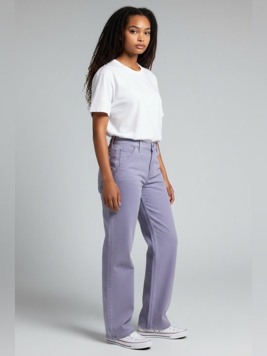 Carhartt Denim - Carhartt WIP  Work In Progress Purple Pierce Straight-Leg Jeans